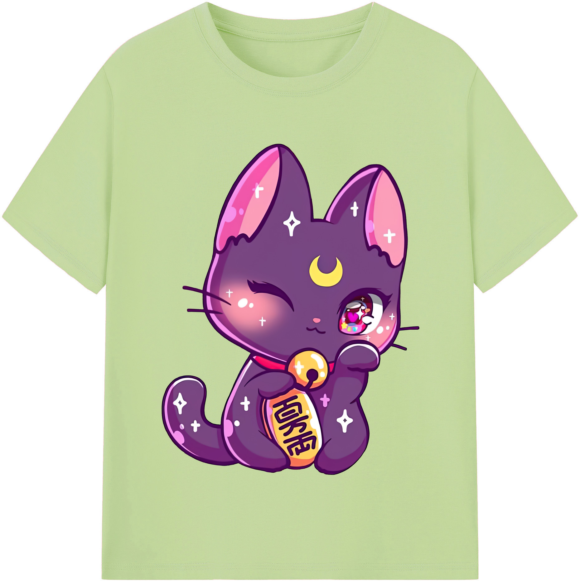 （画像用） 美少女戦士セーラームーン Sailor Moon 綿100％半袖Tシャツ（フロントプリント）